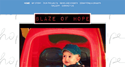 Desktop Screenshot of blazeofhope.org